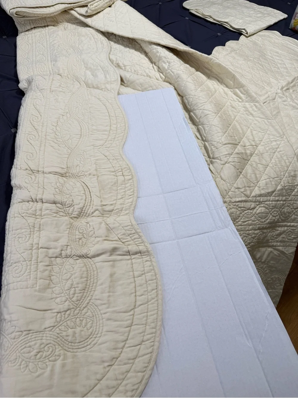 Northern Nights Cream Quilted Bedding - Soft Neutral Comfort